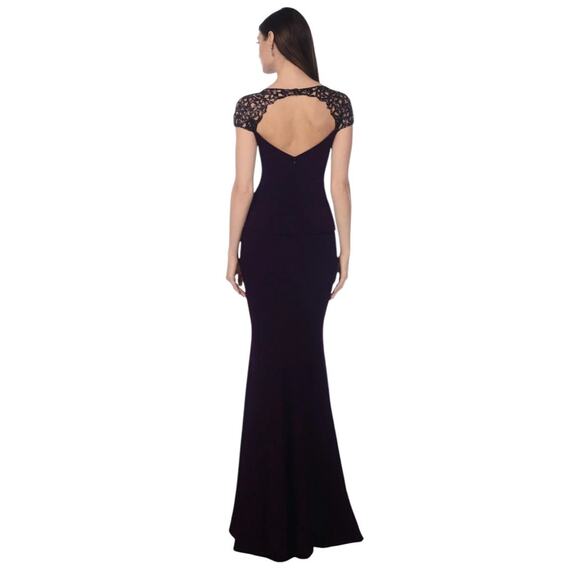 Alexander by Daymor Couture 909 NEW Size 6 Formal Evening Gown Aubergine Wine - Picture 9 of 15